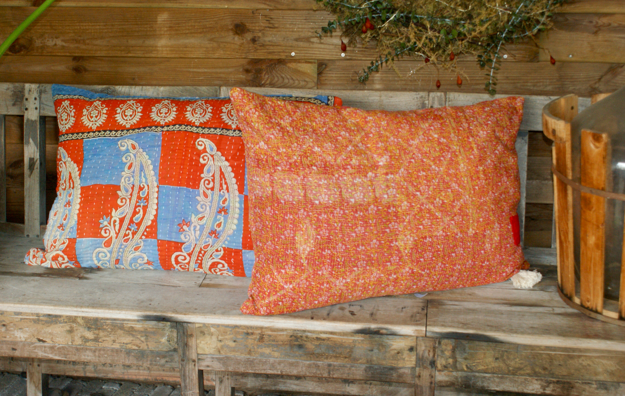 Kussen Kantha vintage 50x70 cm #25