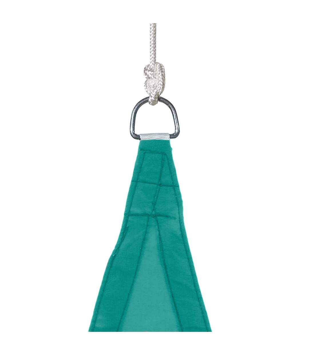 Voile d'ombrage triangulaire Curacao - 4 x 4 x 4 m - Bleu émeraude