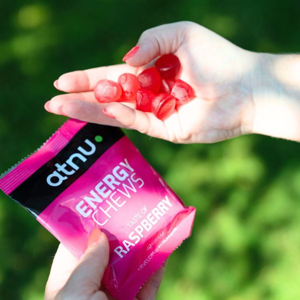 Atnu Energy Chews, Hindbær