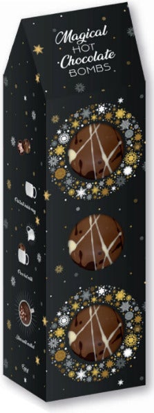 P&T magic hot choclate bombs zwart 3 stuks