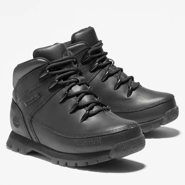 Chaussure de randonnée Euro Sprint pour enfant en Noir verni