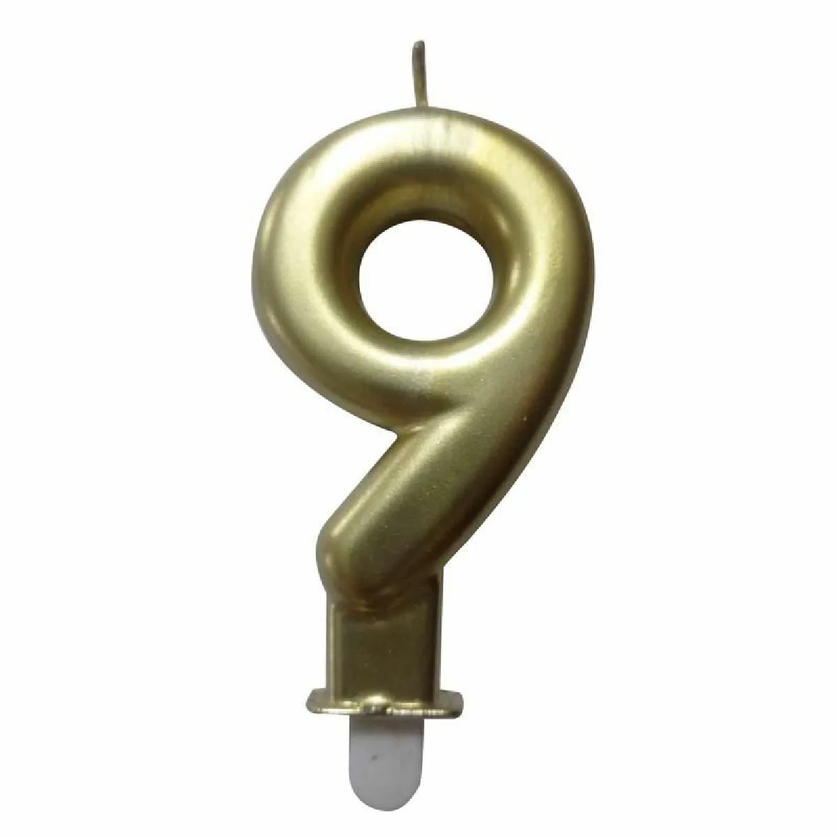 Paris Prix Bougie Anniversaire Chiffre 9 Or
