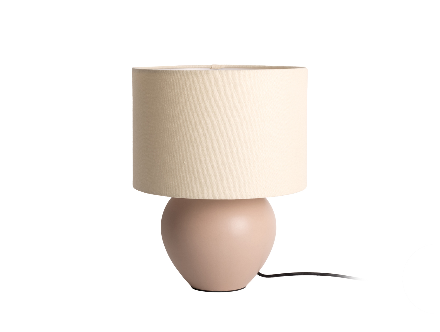 Table lamp Alma cone matt sand brown