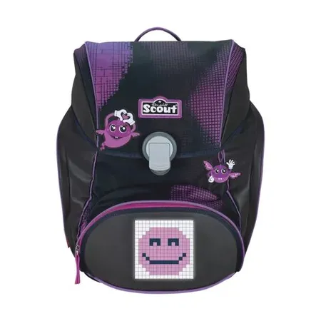 Scout Schulranzen-Set Alpha Set Movie Star Pink Pixel