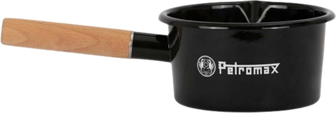 Petromax Emaille Stieltopf 1 Liter schwarz