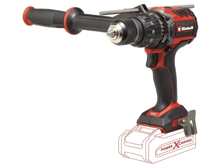 Einhell TP-CD 18/120 Li-i BL, Pistolgreb boremaskine, Børstefri, Sort, Rød, 1,3 cm, 2100 rpm, 1,5 mm - SOLO