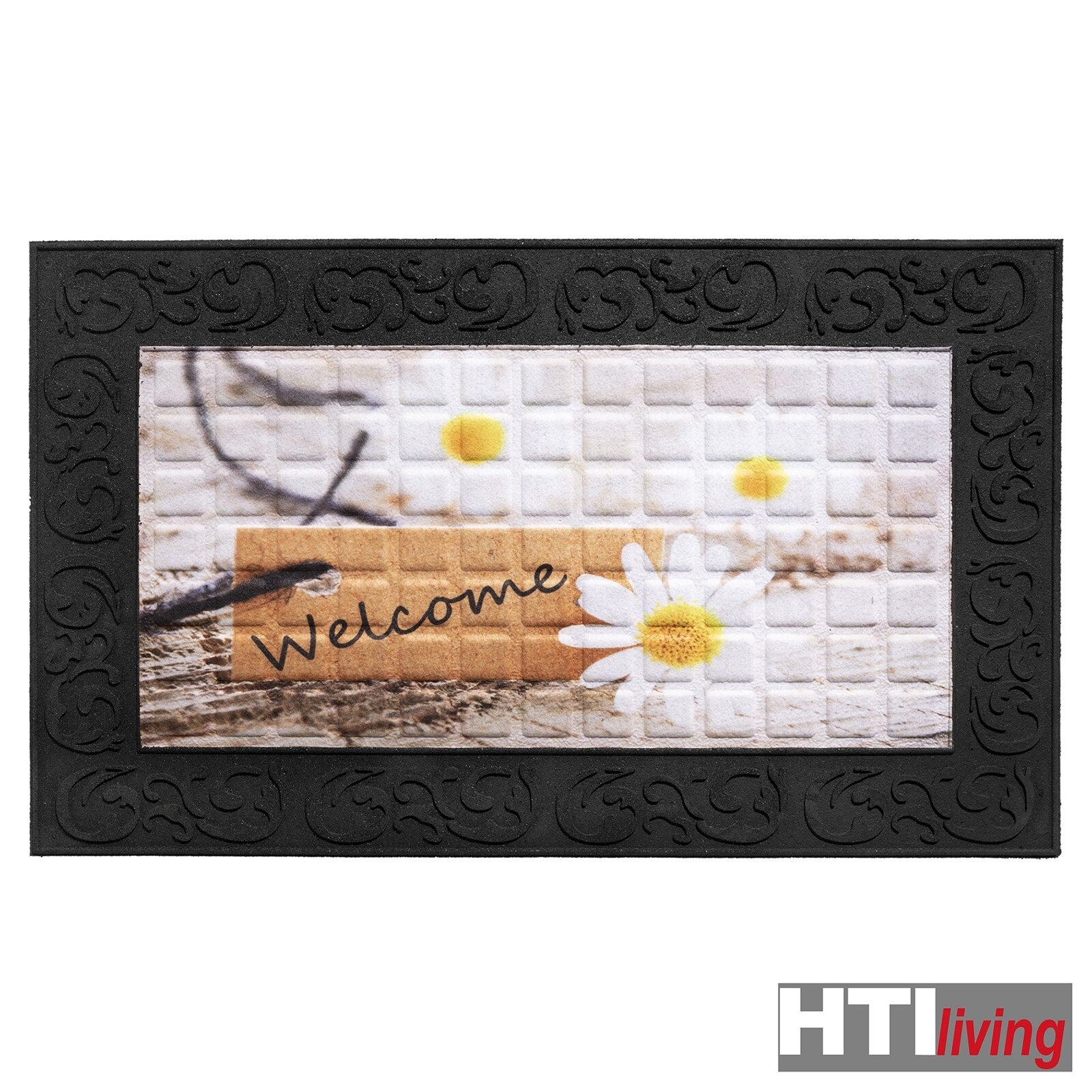 HTI-Living Fußmatte 45x75 cm Venga Welcome Daisies