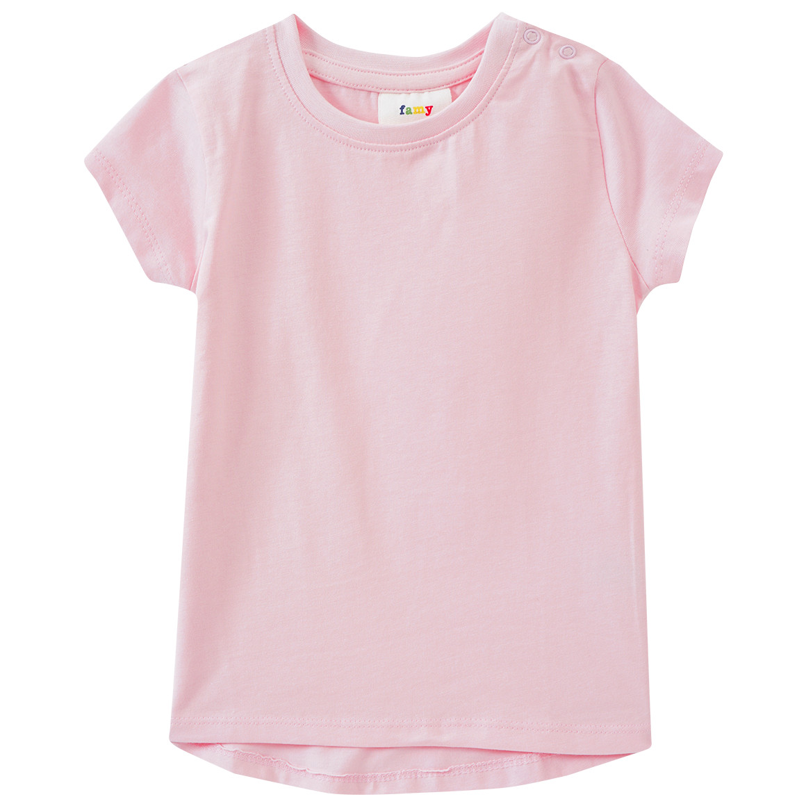 Famy 3 Baby T-Shirts im Basic-Look dunkelblau / hellblau / hellrosa