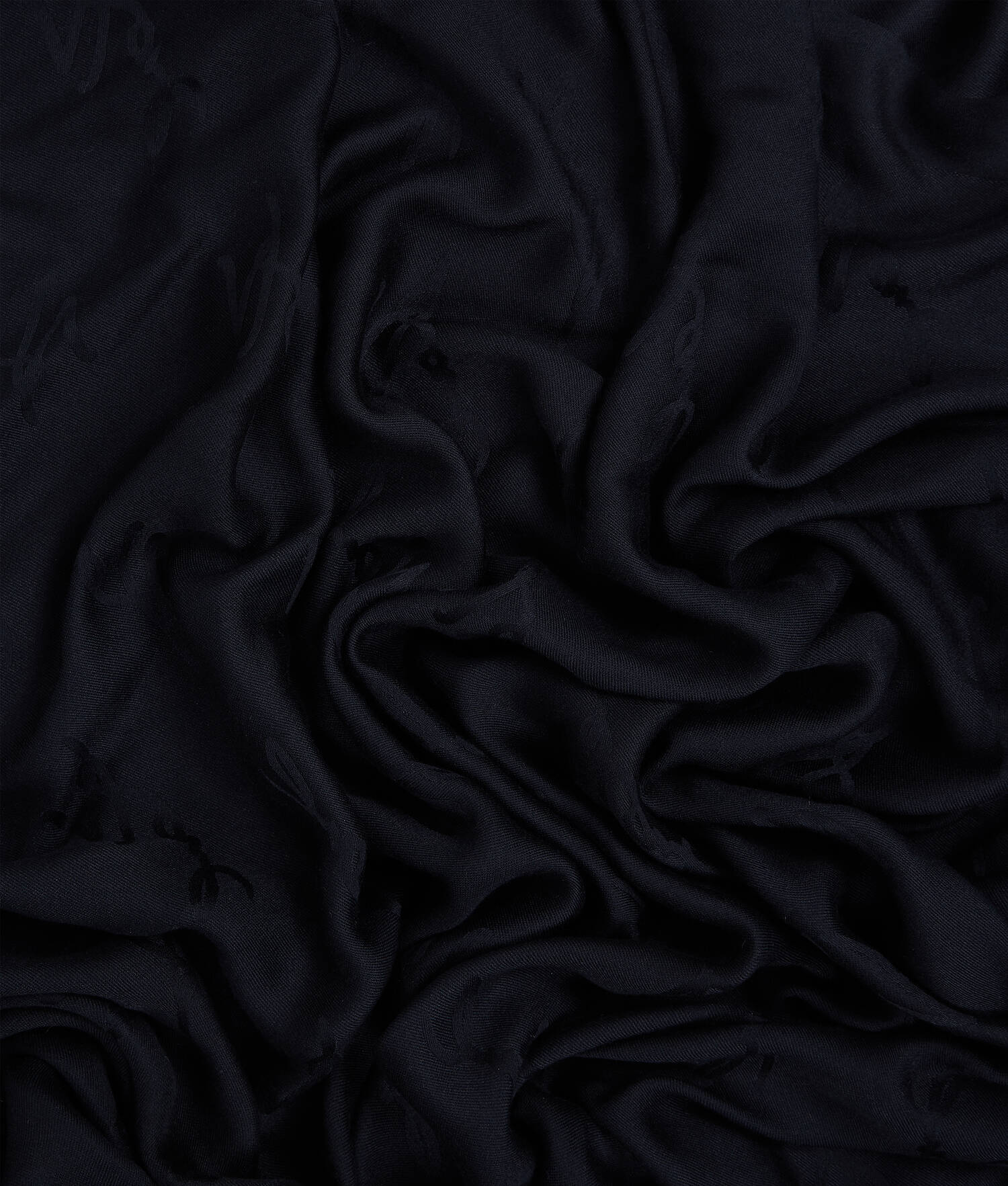 ÉCHARPE EN JACQUARD K/SIGNATURE - Noir