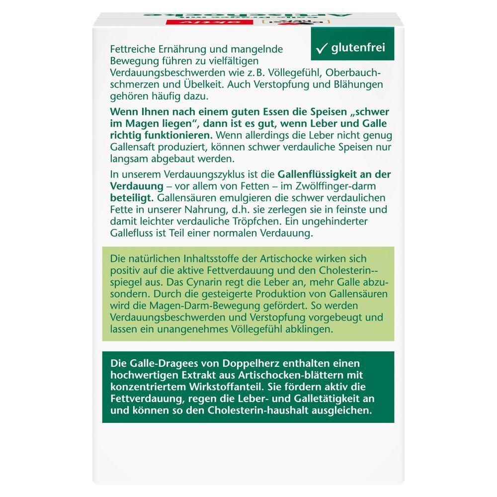 Doppelherz® Galle-Dragee mit Artischocke