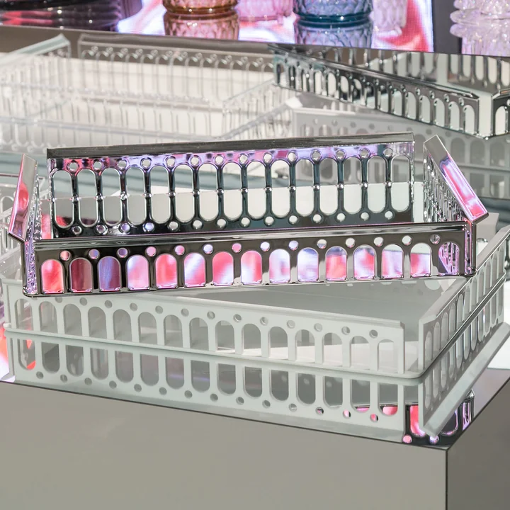 Kartell - Piazza Tablett, 48 x 37 cm, grau