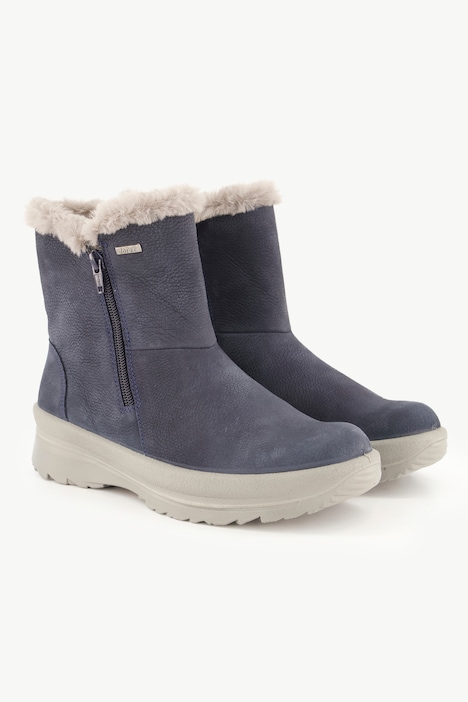Jomos Leder-Boots, Webfell, Wechselfußbett, Weite H