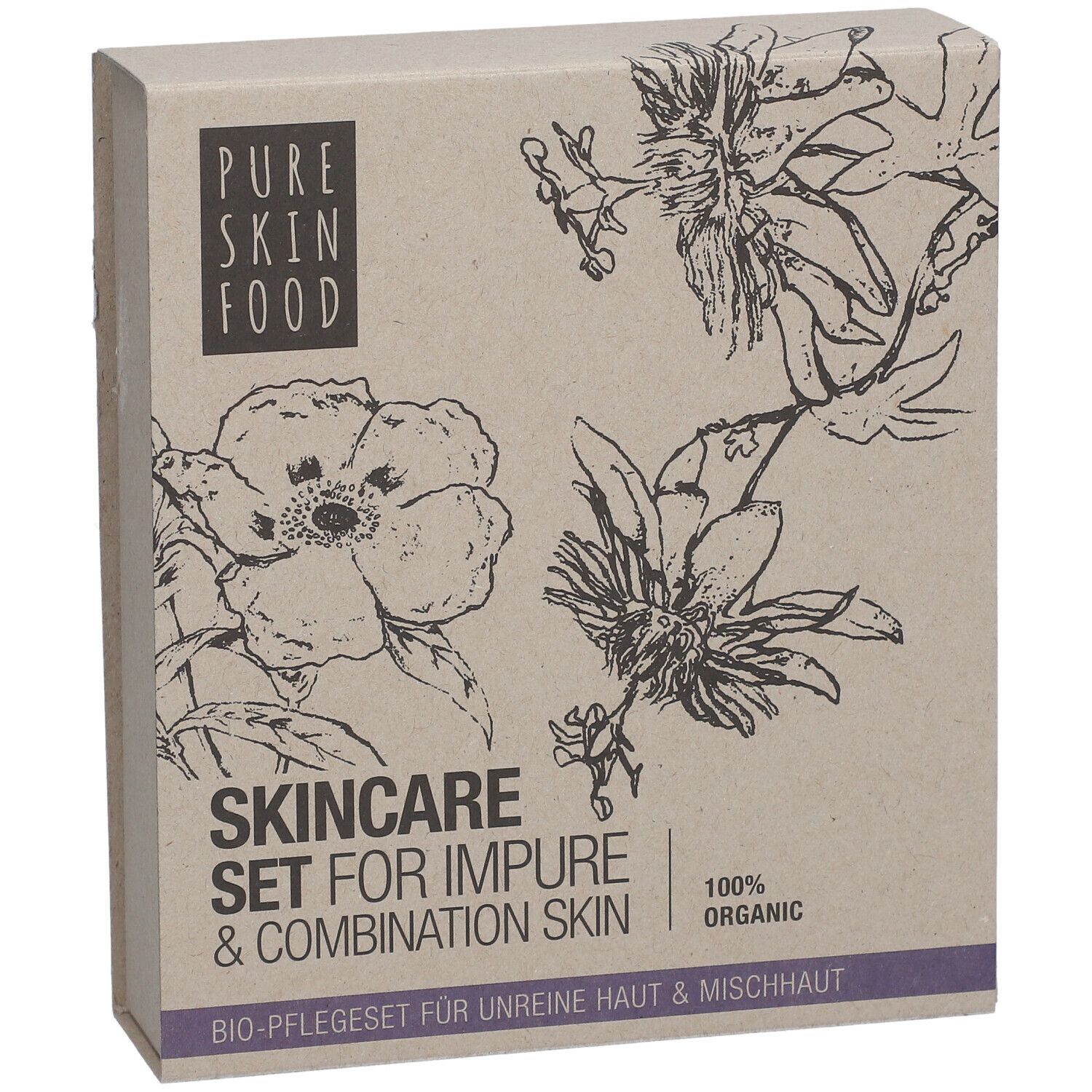 PURE SKIN FOOD Bio Skincare Set unreine & Mischhaut