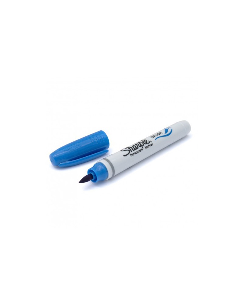 Sharpie Brush Bleu