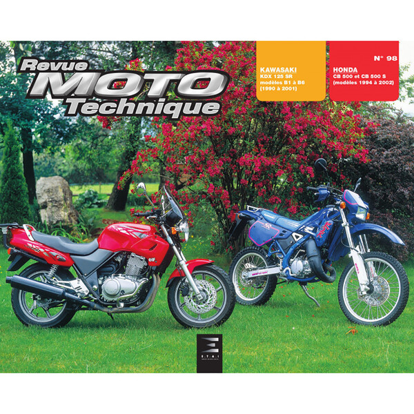 Etai - RMT 98.4 KAWASAKI KDX 125 (1990 à 2001) et HONDA CB500 (1994 à 2001)