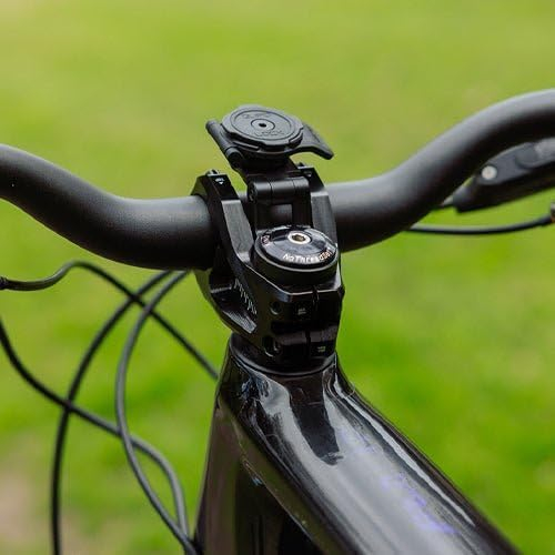 Stem Cap Mount Adjustable Universal Fahrrad Velo Vorbau Halterung Verstellbar mit Sicherungsverschluss (QLM-SCM-ADJ) - Schwarz