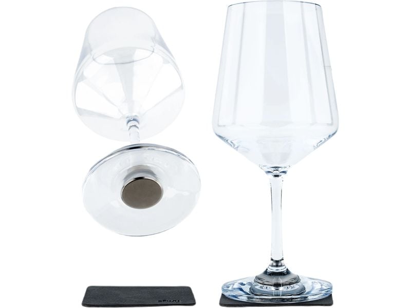 Silwy Magnet-Kunststoffgläser, 2er-Set Outdoor Weingläser