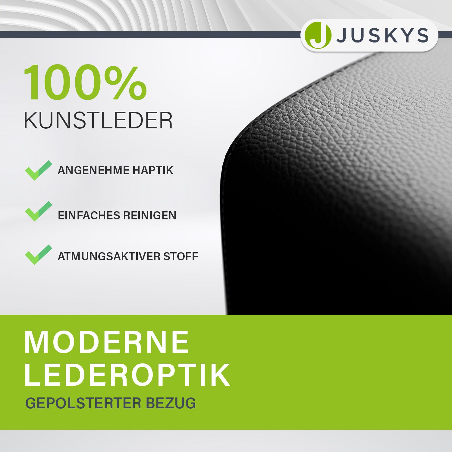 Juskys Polsterbett Verona 120 x 200 cm – Bett mit LED-Beleuchtung, Lattenrost & Kopfteil Schwarz