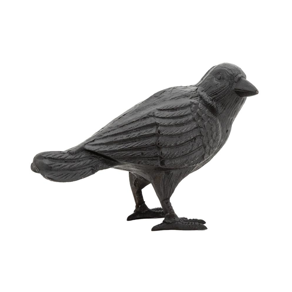 Corbeau en fonte noire