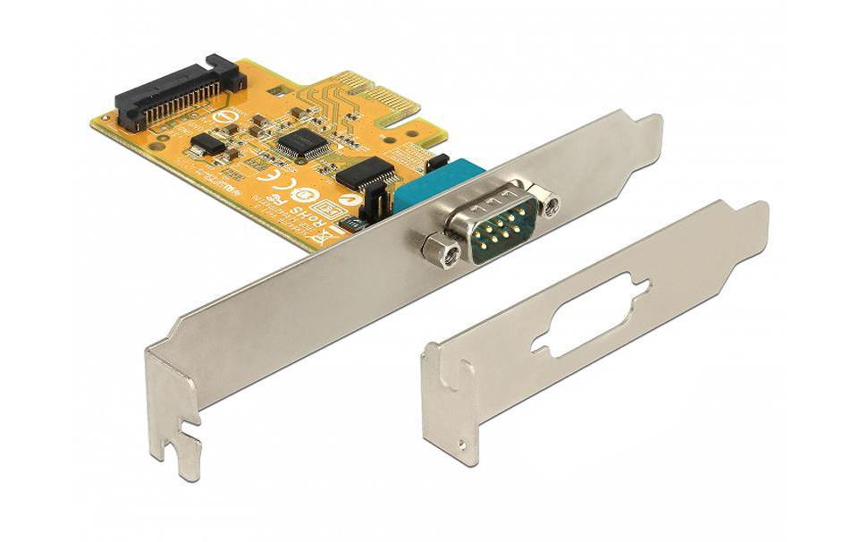 PCI-Express-Karte 90293 1x Serial / RS-232PCIe-Schnittstellenkarte mit einem Serial-Port, ESD-Schutz und Spannungsversorgung