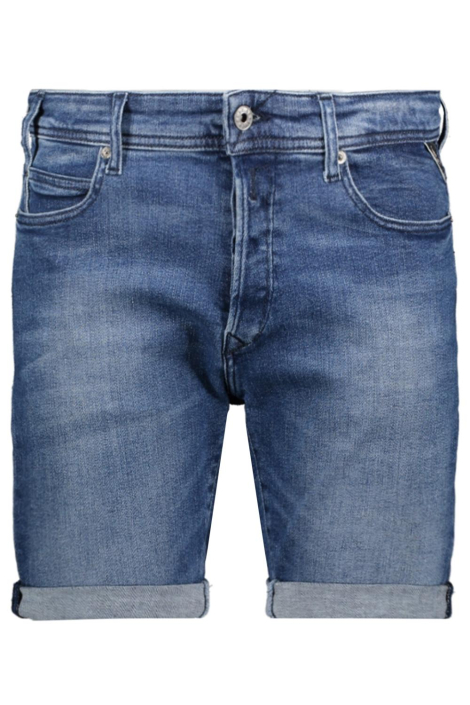 Replay blauwe heren korte broek