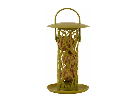 Mangeoire silo pour oiseaux Chiffchaff Pour boules de graisse + plateau