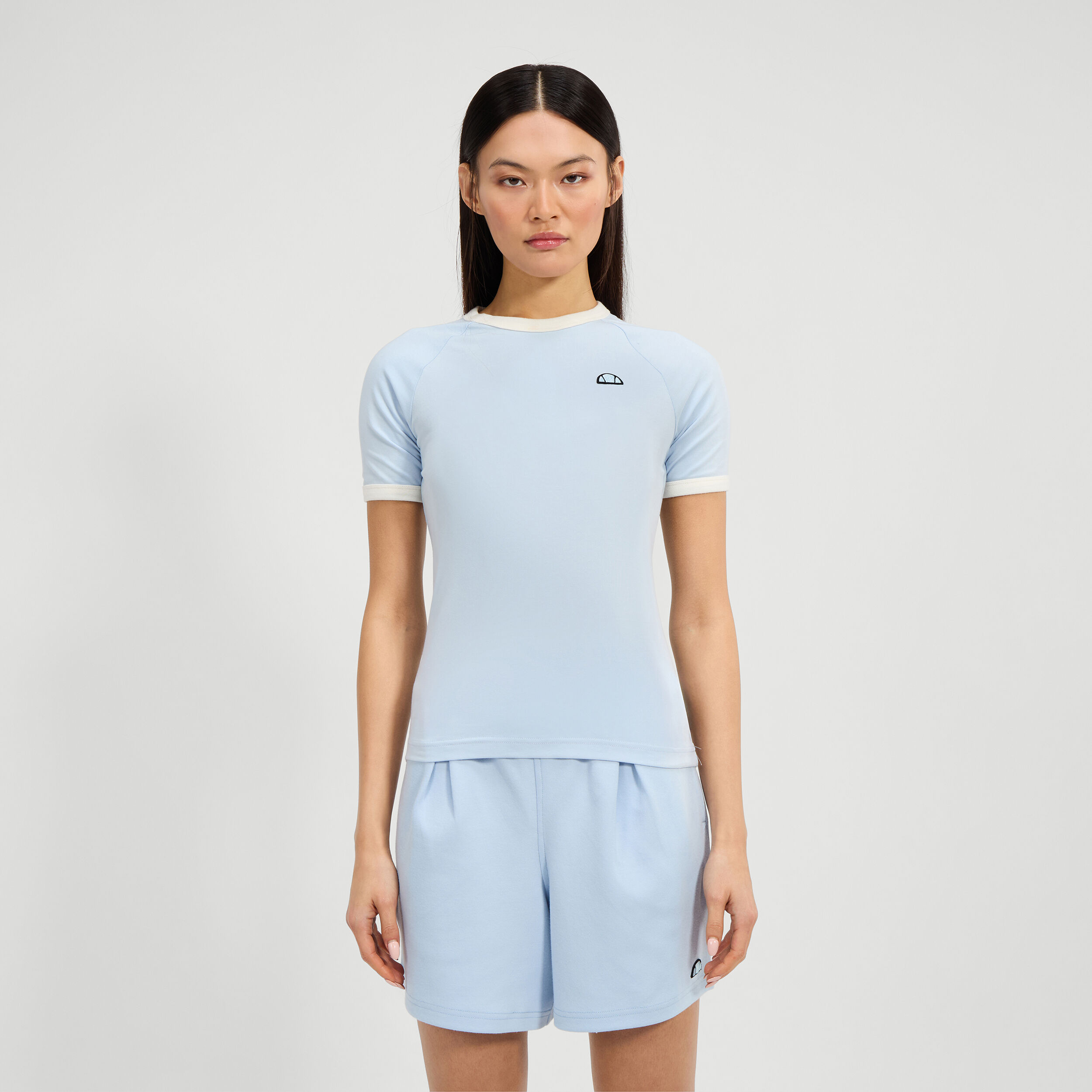 Ellesse Teriasca T-shirt Femmes - Bleu Clair , Crème
