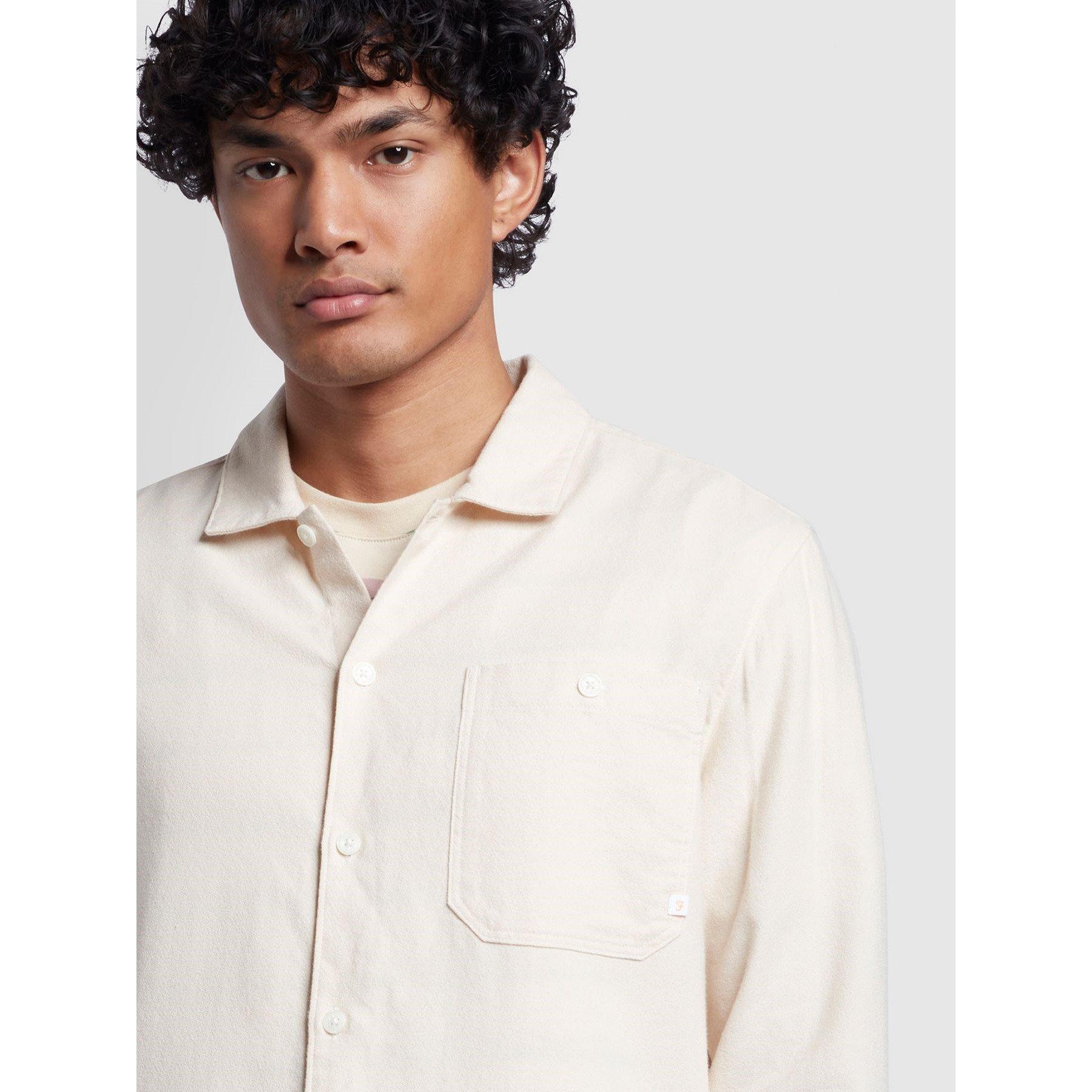 Farah Campbell Long Sleeve Shirt Collar