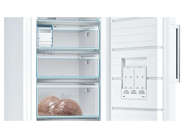 Bosch Serie | 6 GSN51AWDV - Fryser - stående - bredde: 70 cm - dybde: 78 cm - højde: 161 cm - 290 liter - Klasse D - hvid