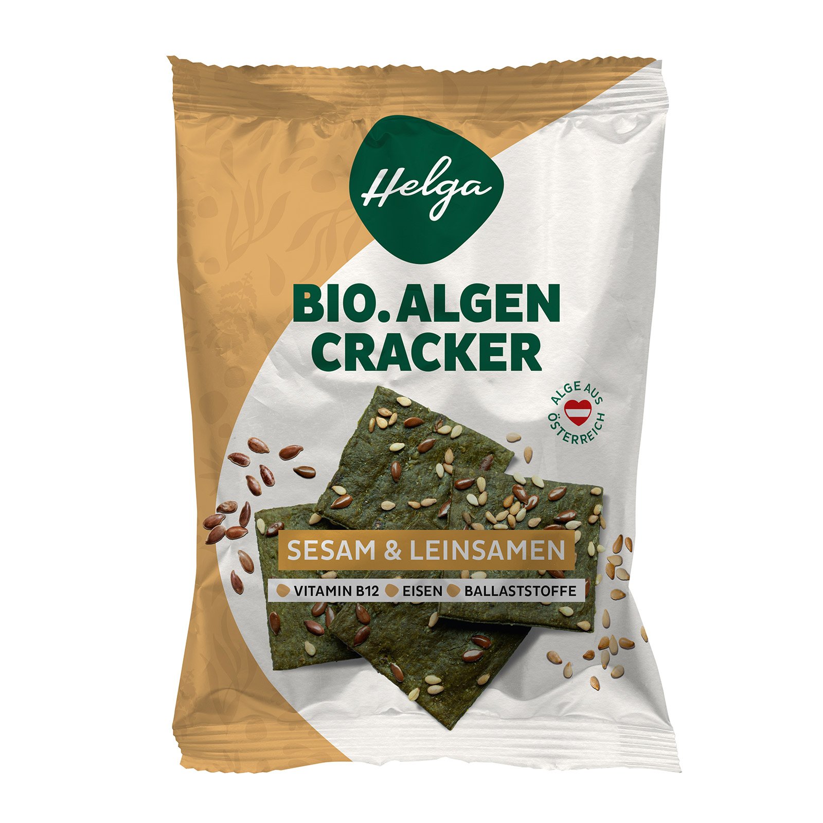 Helga Algen Cracker Sesam & Leinsamen