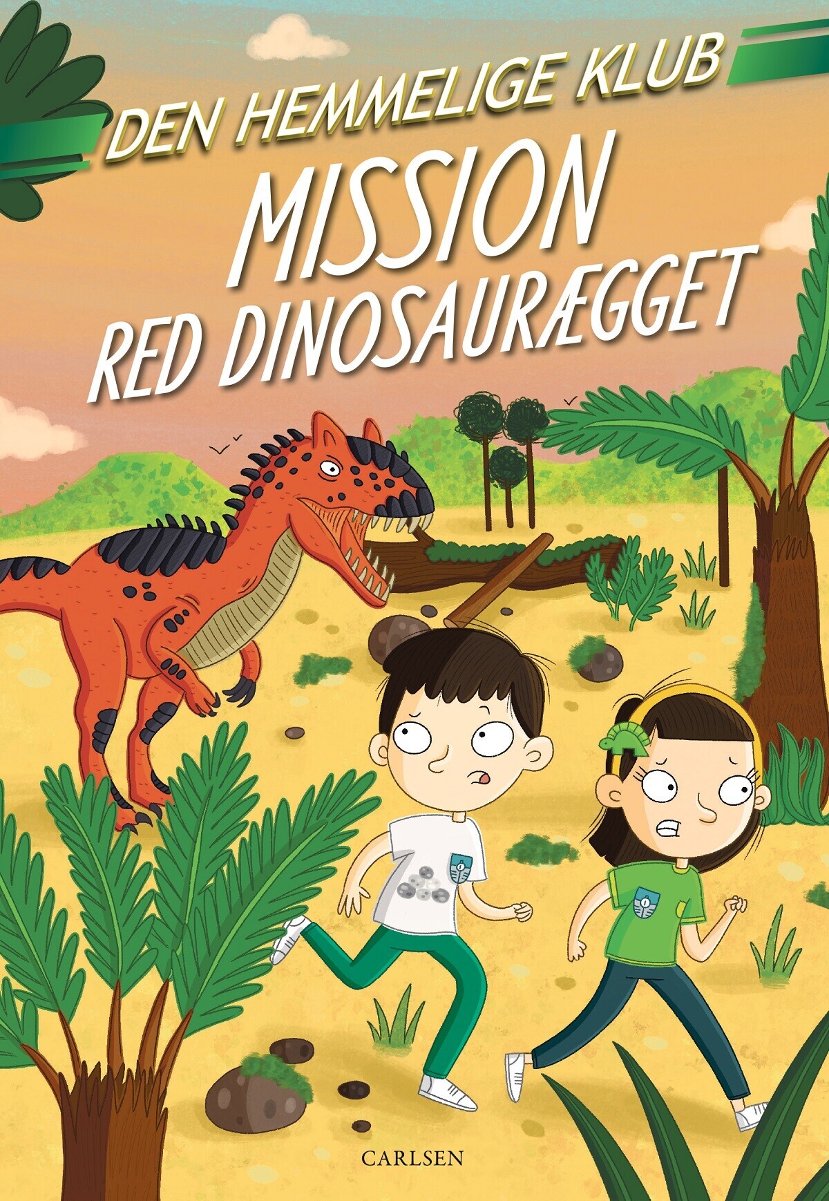 Den Hemmelige Klub: Mission Red Dinosaurægget - S J King - Bog