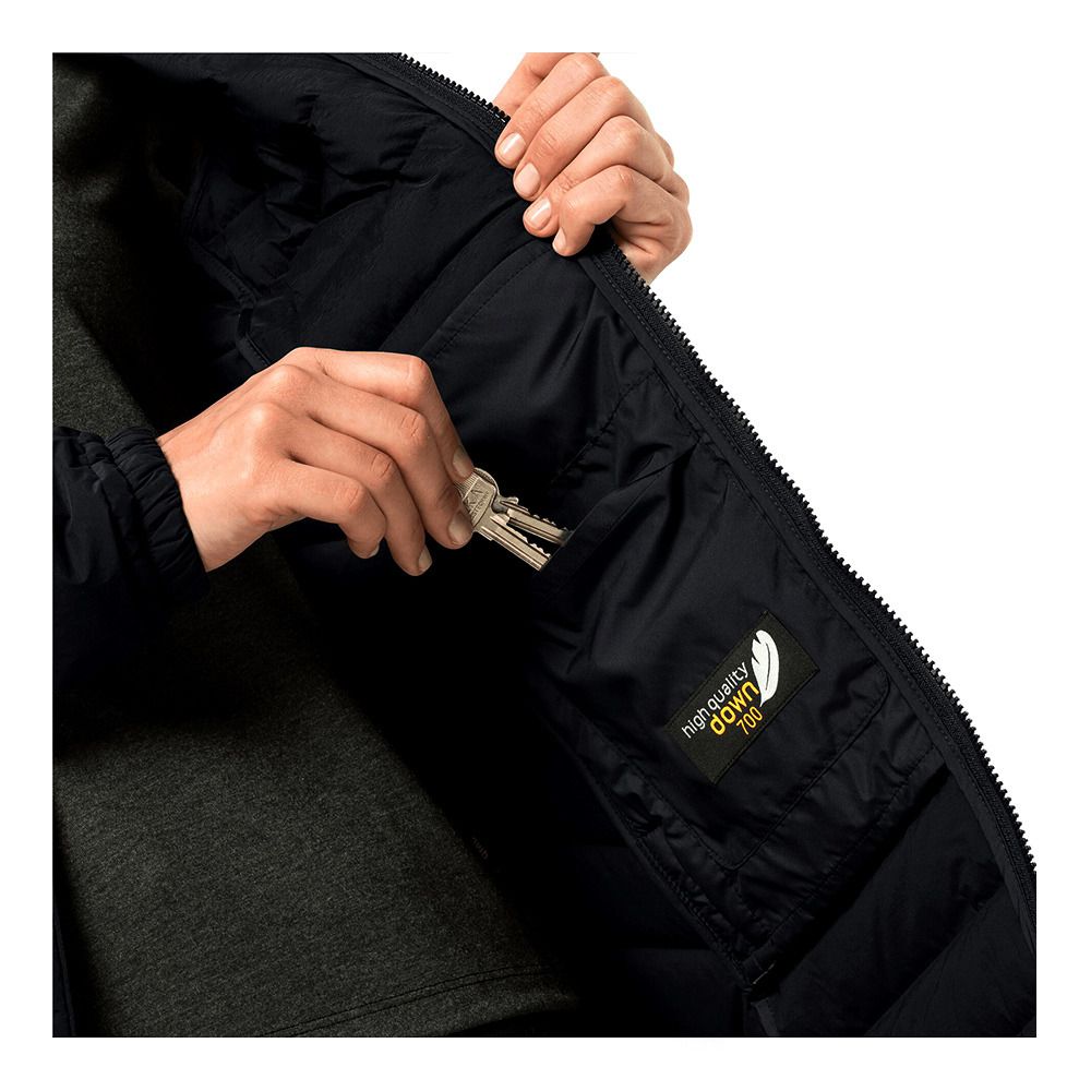 Jack Wolfskin GLOWING MOUNTAIN - Doudoune Femme black