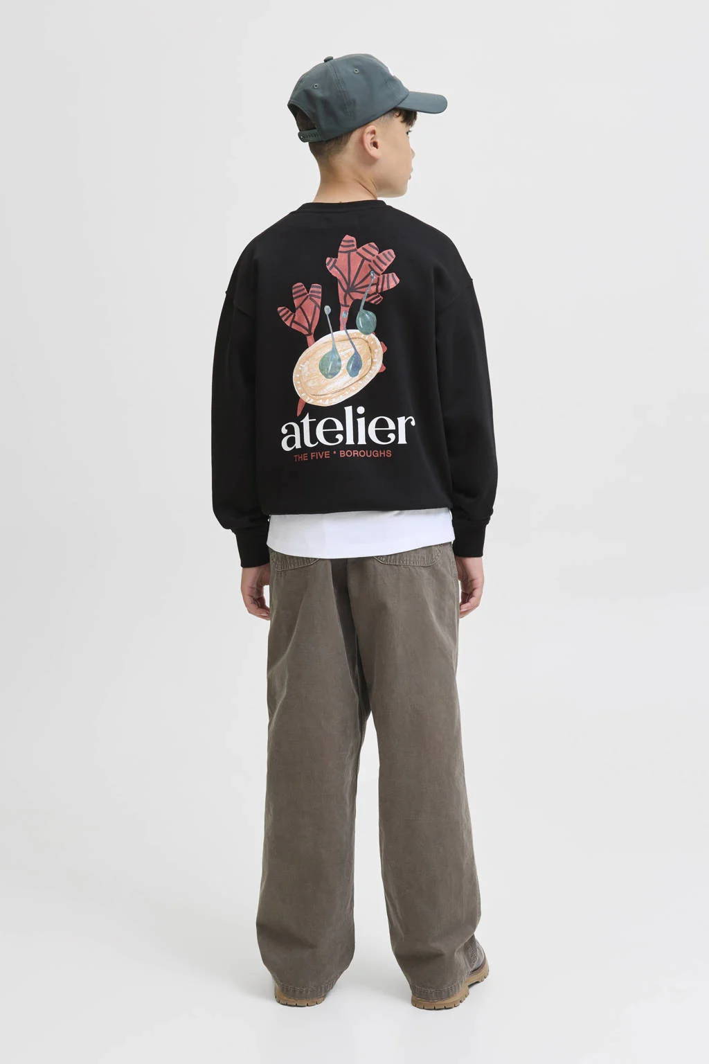 JACK & JONES JUNIOR sweater zwart