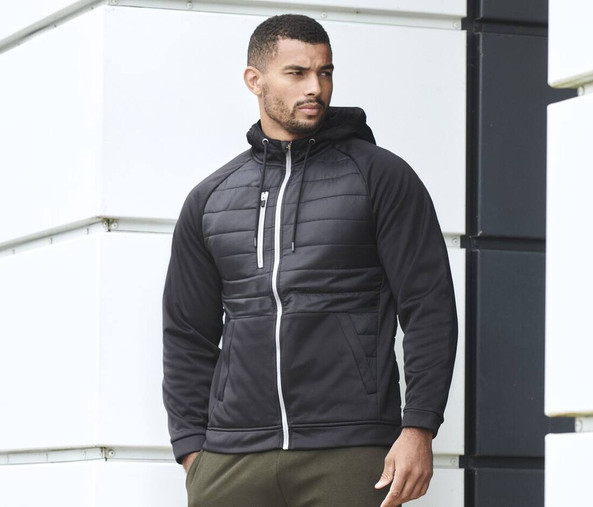 TOMBO TL575 - Veste Softshell Matelassée Unisexe à Capuche