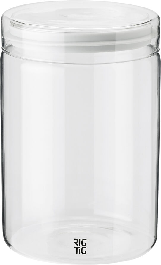RIG TIG STORE-IT opbevaringsglas 1 l, light grey Light grey