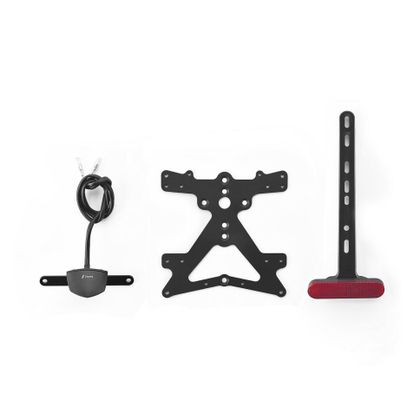 Support de plaque Rizoma FOX - Noir