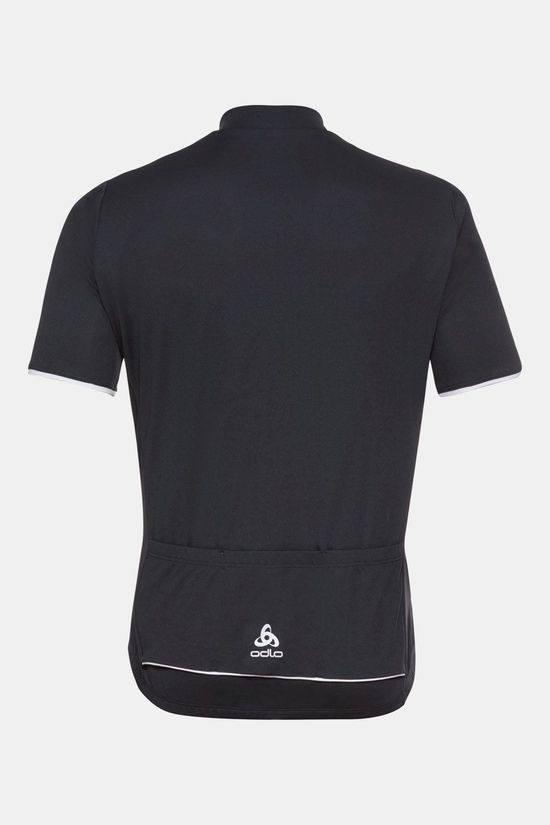 Odlo Odlo Stand-Up Collar S/S 1/2 Zip Essential Fietsshirt