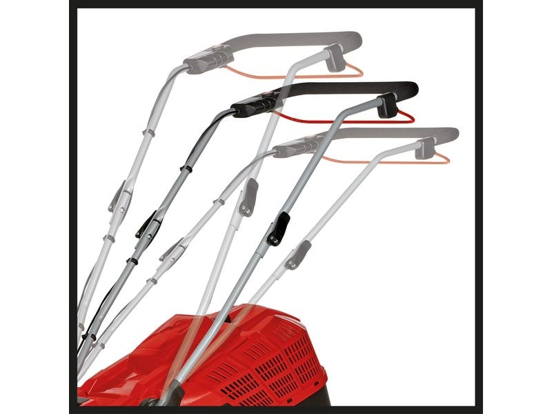 Einhell Akku-Rasenmäher GE-CM 36/43 Li M (2 x 4.0Ah) Rasenmäher mit zwei Akkus und zwei Ladegeräten