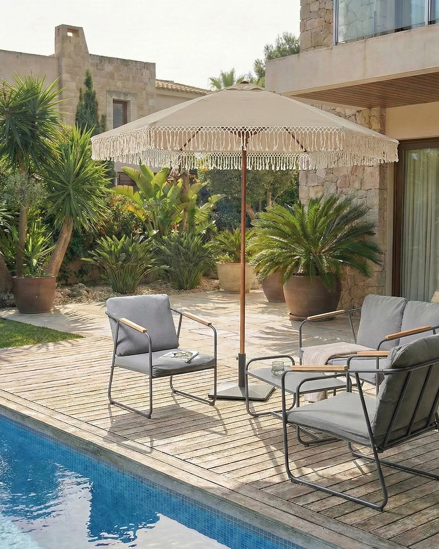Parasol 258 cm MURASA Beige