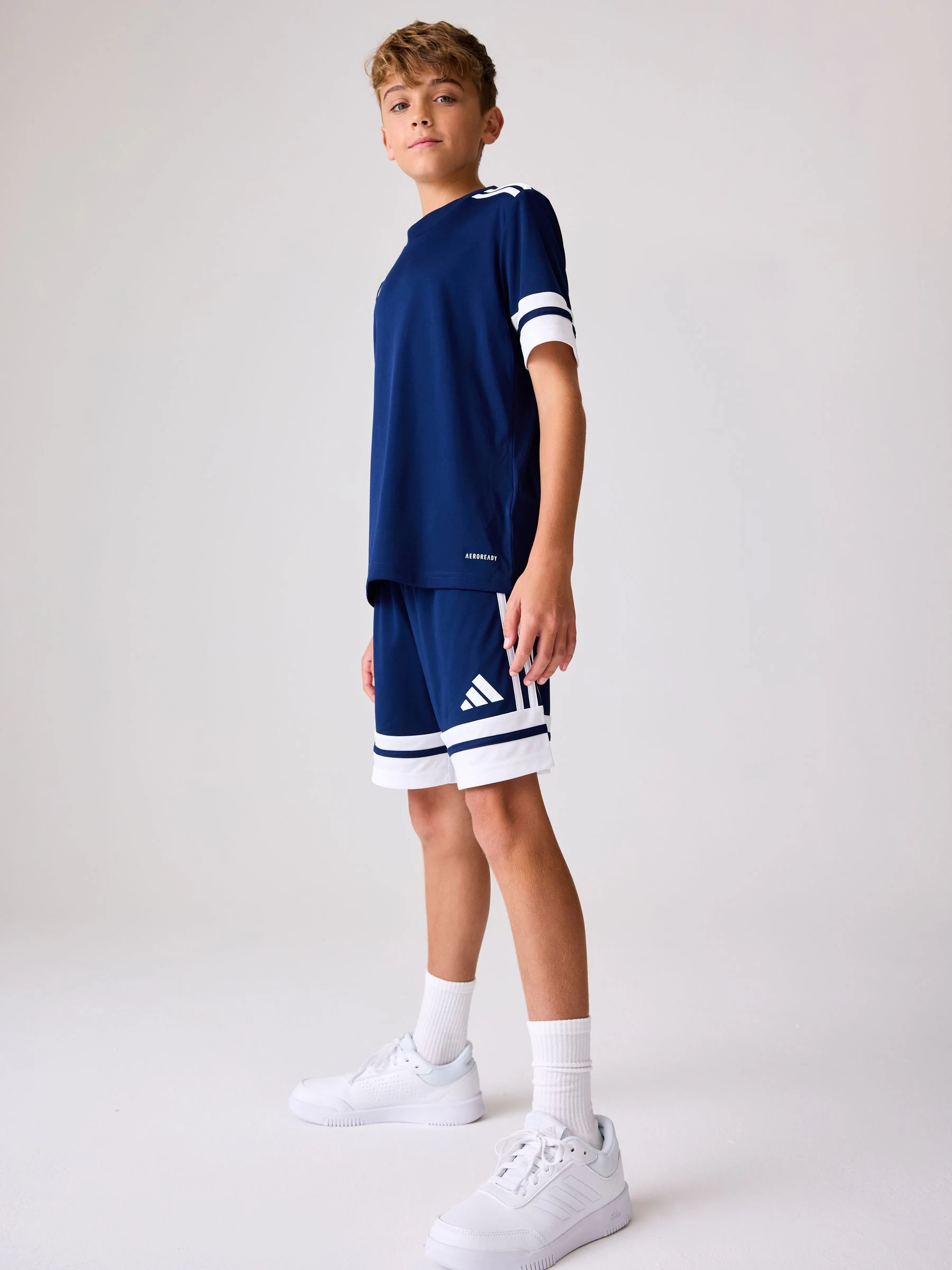 Donkerblauw - adidas Squadra 25 kindershorts