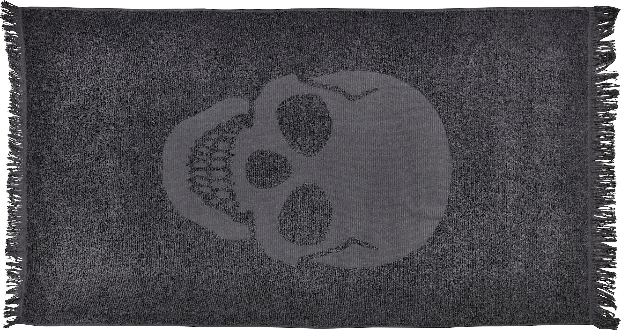 done.® Hamamtücher »Skull« saugfähige Frottier-Innenseite, ideal als Sauna- oder Strandtuch