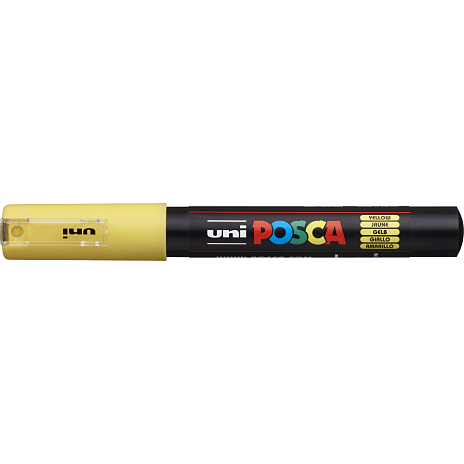 Posca PC1MC vandbaseret tusch - gul