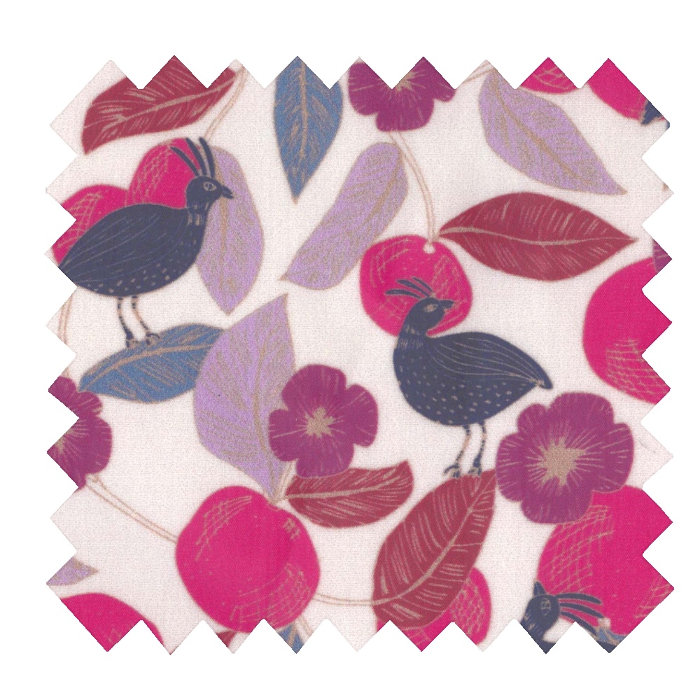 Tissu Enduit Au Mètre Ex2302 Mandarina Fuchsia