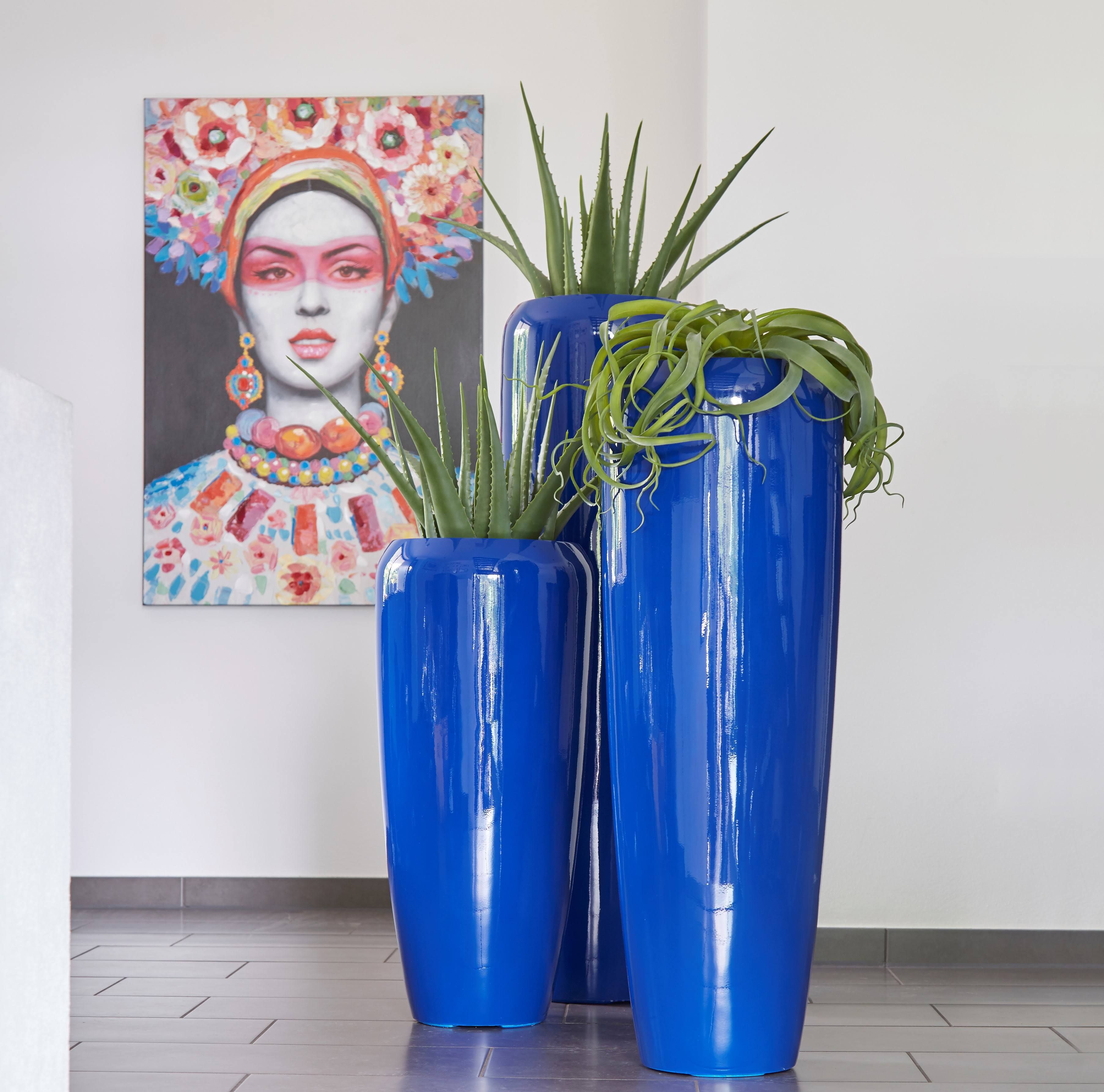 Flingora Bodenvase Cleo mit Einsatz Fiberglas Indoor & Outdoor