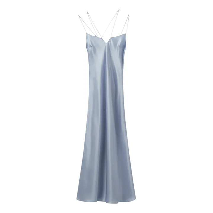 The Garment Robe Catania Slip Soie | Bleu Clair