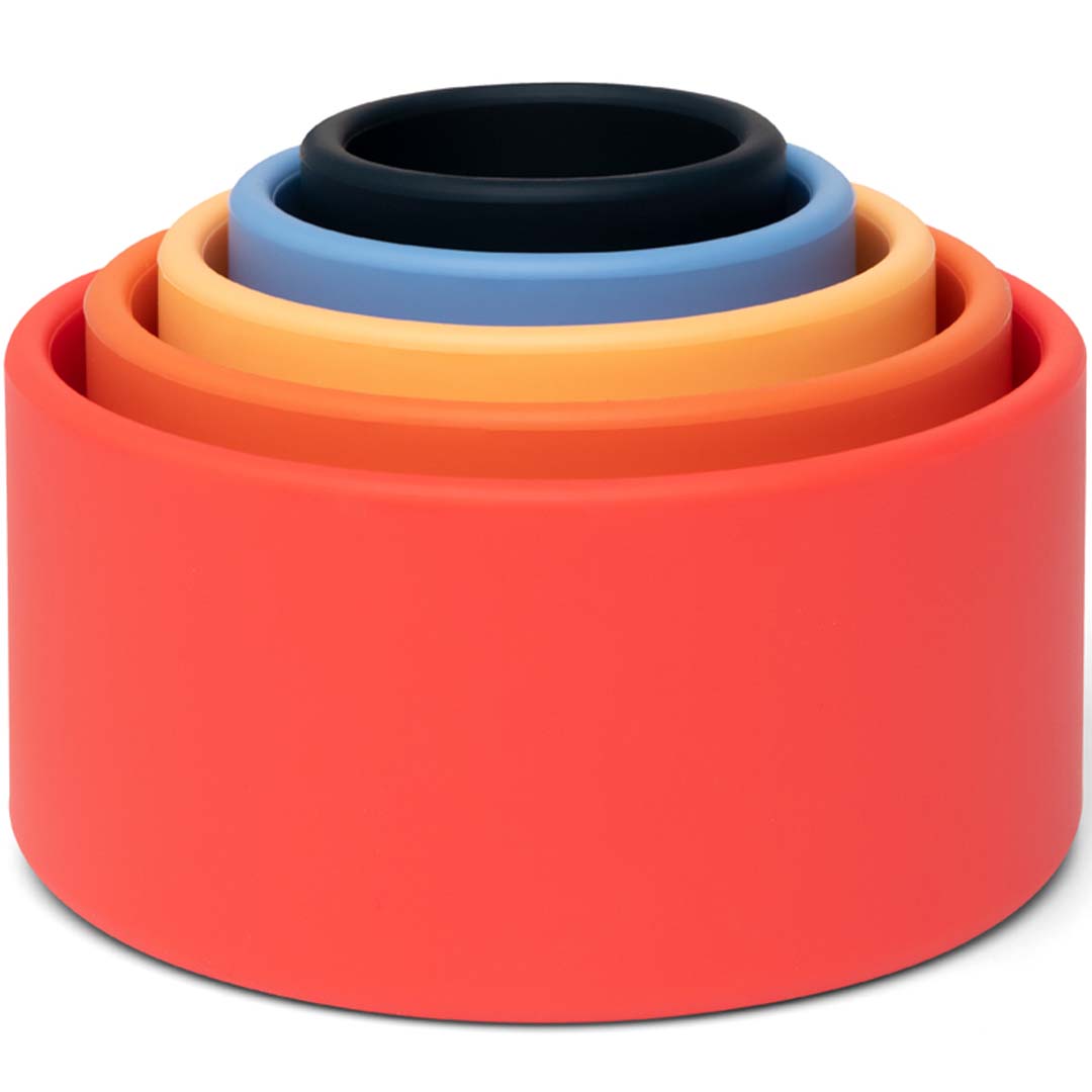 Little l kommen - oranje en blauw - 5st