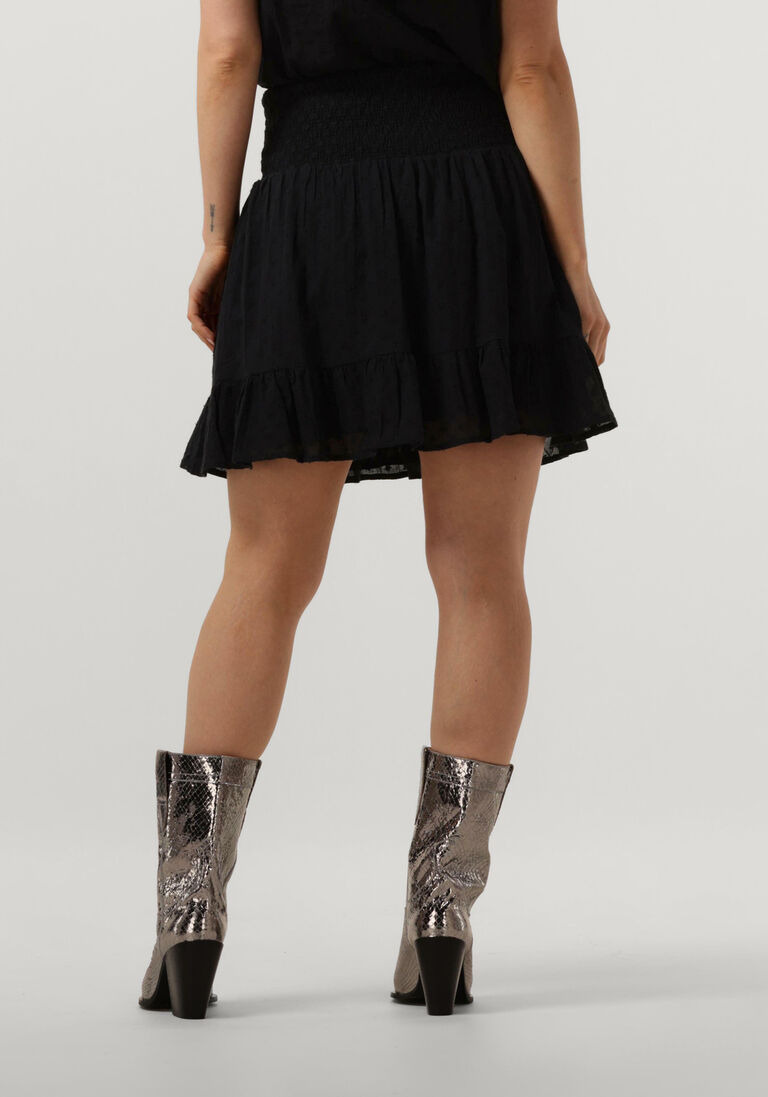 zwarte co'couture minirok nimba smock skirt