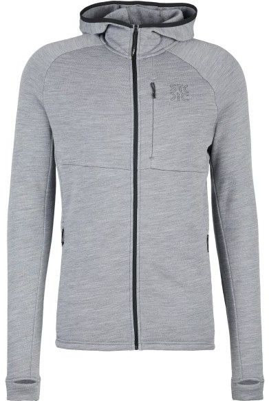 Stoic MerinoFleece240 StorforsSt Zip Hoody Merinohoodie (Heren |grijs)