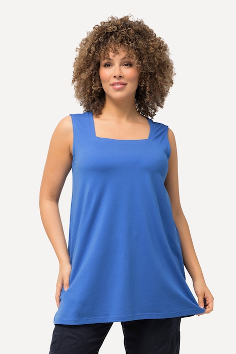 Longtop, Classic Fit, Carree-Ausschnitt, ärmellos