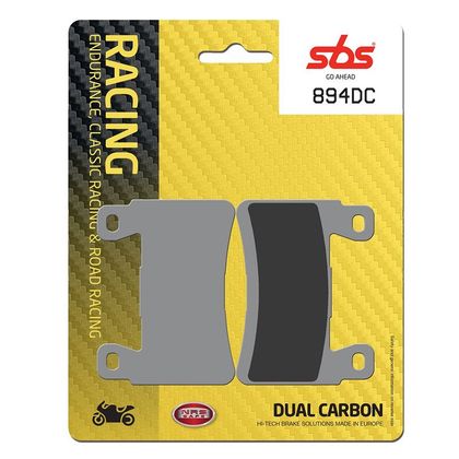 Plaquettes de freins SBS 894DC Racing Carbon Avant